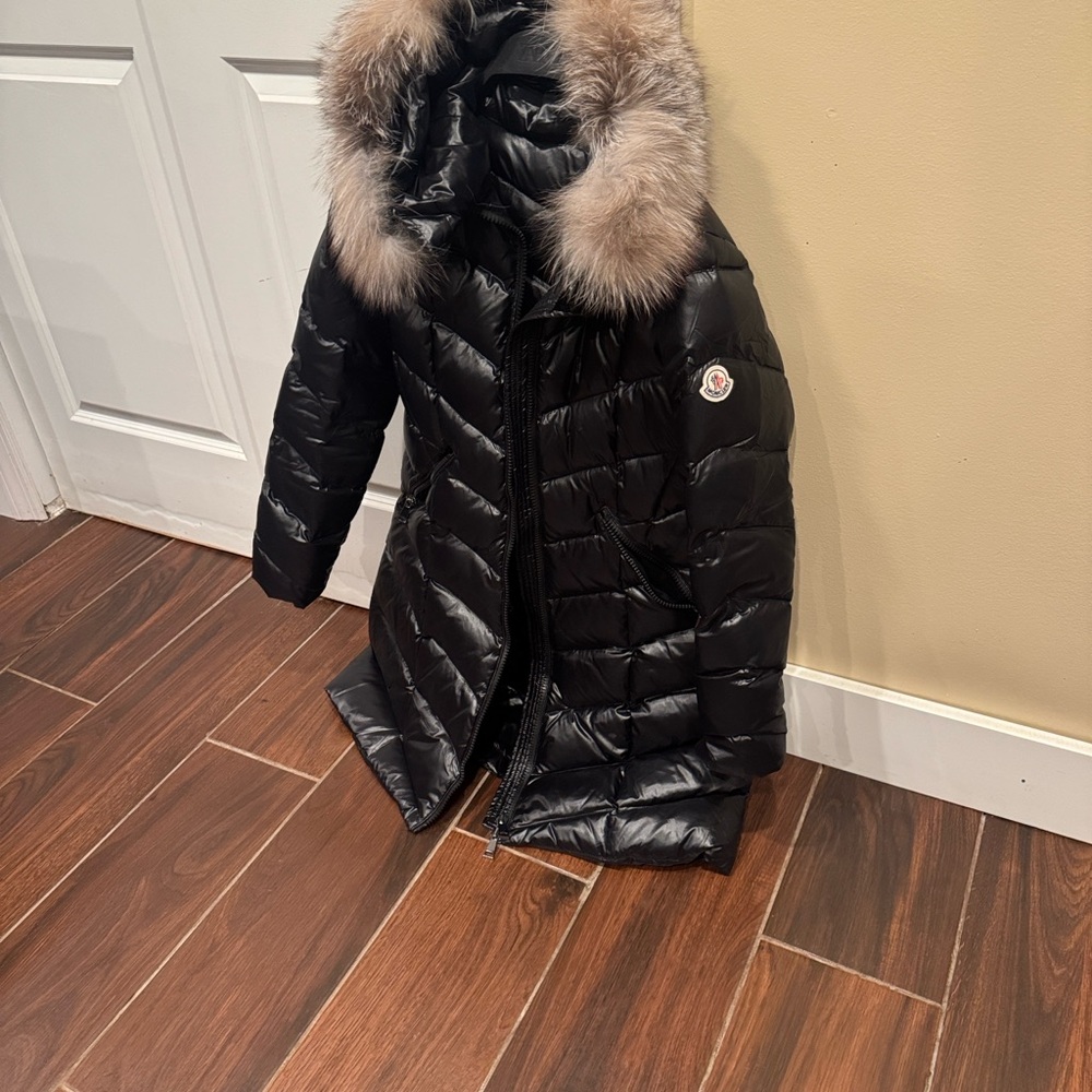Mid Puffer jacket with fur